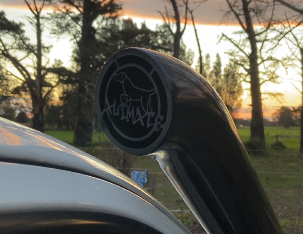 2014+ Nissan Navara NP300 4" stainless steel snorkel