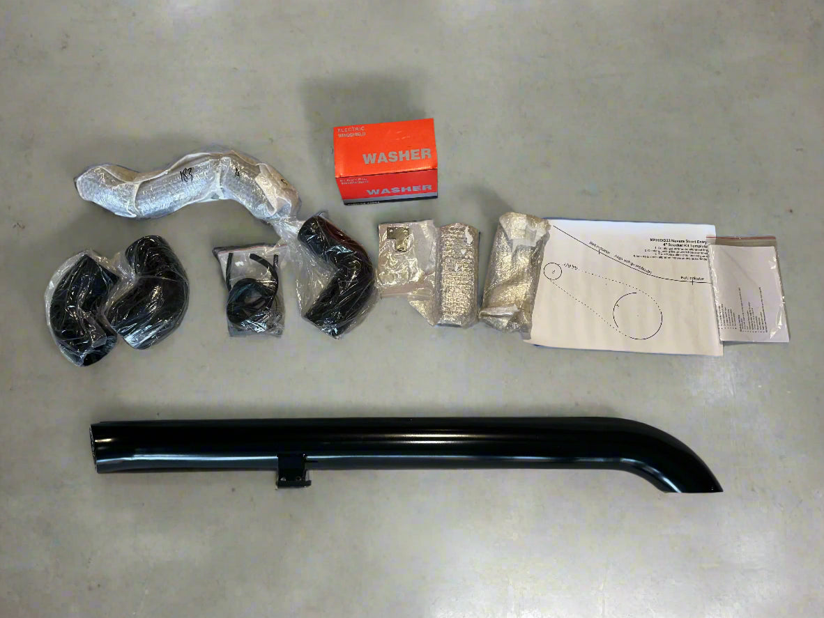 2014+ Nissan Navara NP300 4" stainless steel snorkel