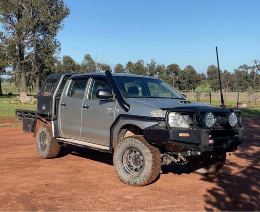 2005-2014 Toyota Hilux N70 4" stainless steel snorkel