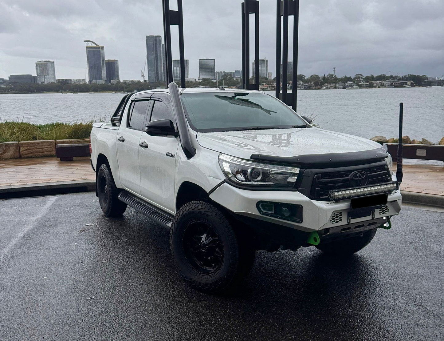 2015-2023 Toyota Hilux N80 4" stainless steel snorkel